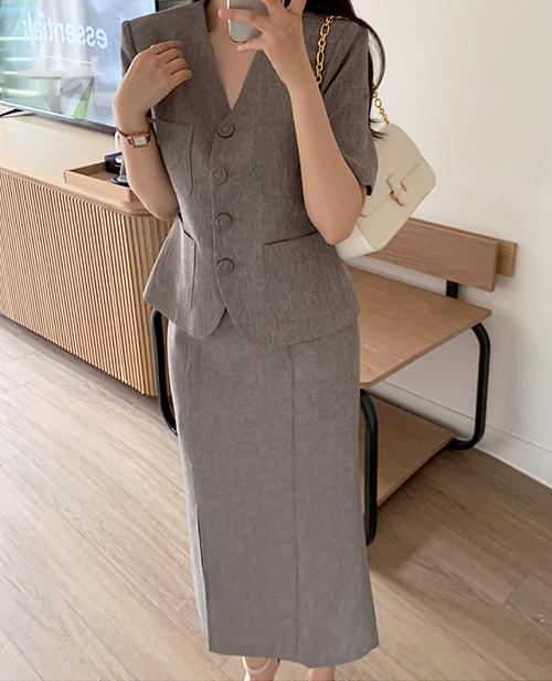 르엘 린넨 투피스 SET