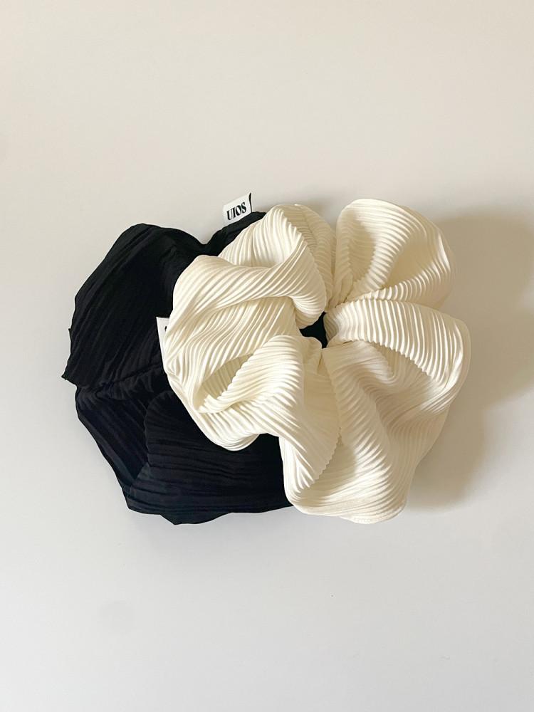 [2color] 플리츠 빅스크런치