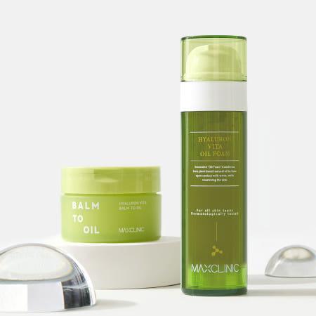 이런 상품 어때요? 맥스클리닉 히알루론 비타 클렌징 밤 투 오일 90ml+오일투폼 110g 2종 세트
