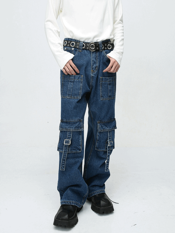 Ouvr Cargo Denim Pants