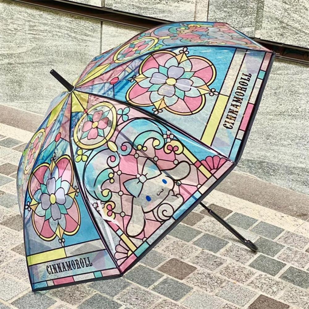 산리로 헬로키티우산 시나모롤우산 쿠로미우산 스테인글라스 우산