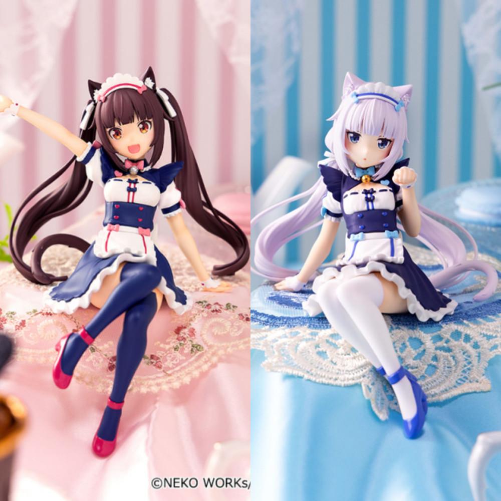 [입고완료] 후류 네코파라 쇼콜라 & 바닐라 누들 스토퍼 피규어 메이드 미소녀