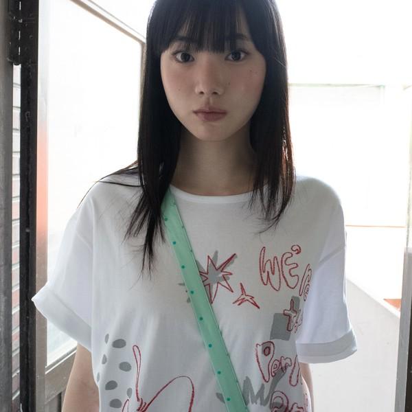 [2차] CRAYON FRUIT T-SHIRT (APPLE WHITE)