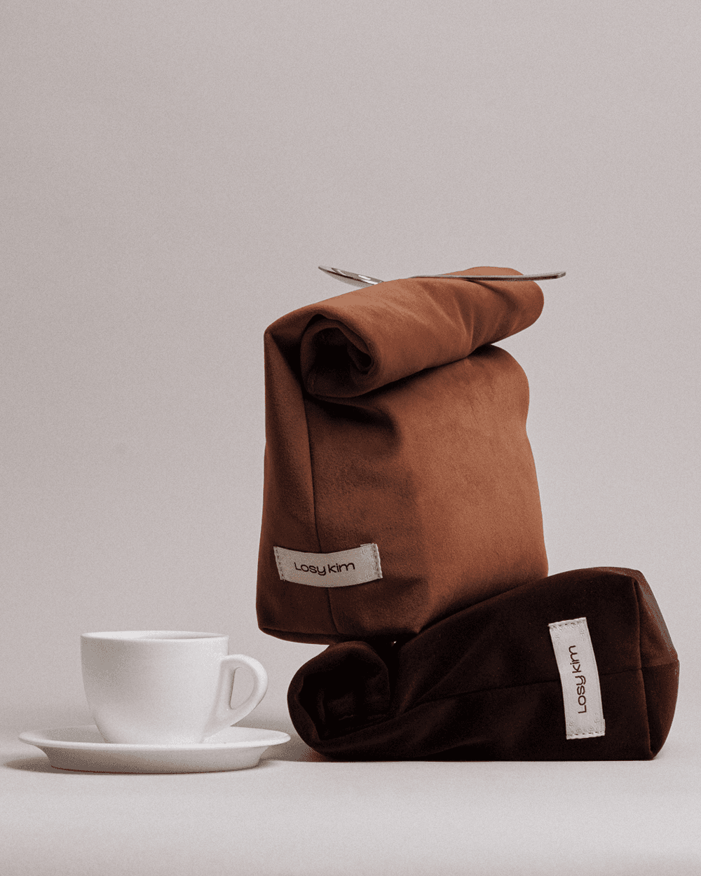 모카롤 파우치 &amp; 에스프레소롤 파우치