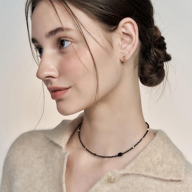 [이성경, 하이키 리이나 착용] gemstone harmony necklace