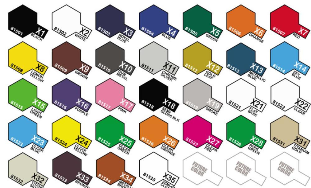 [TAMIYA] 타미야 수성 도료 유광 무광 아크릴 물감 프라모델 건담 건프라 붓 도색