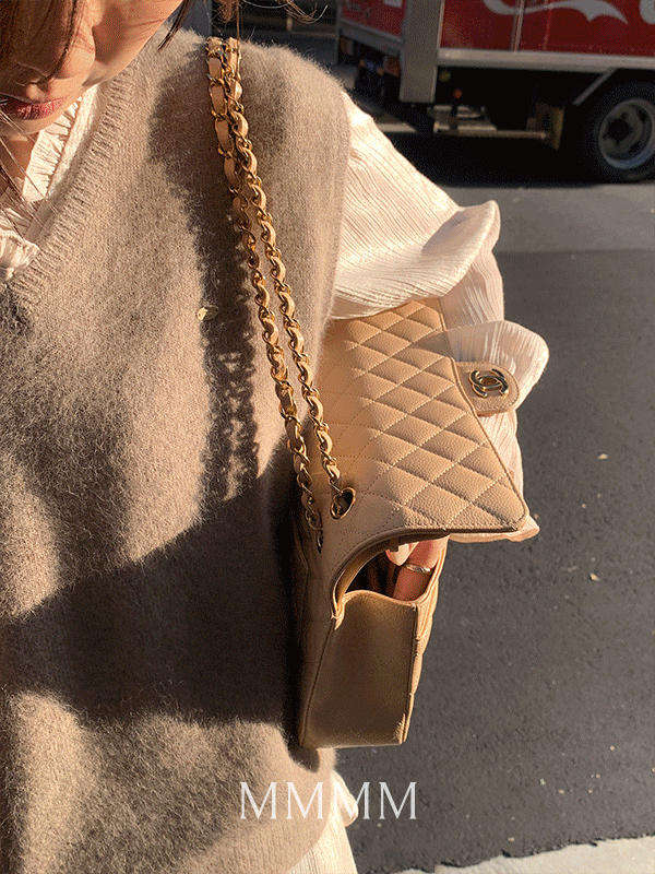 [하이퀄리티/라쿤50%] MMMM #4차오픈슈퍼파인 라쿤 니트베스트 [size:44~77]