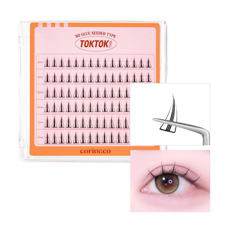 톡톡하라 노글루 속눈썹 #볼드