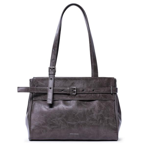 벨트 플랩백 belt flap bag M baked gray