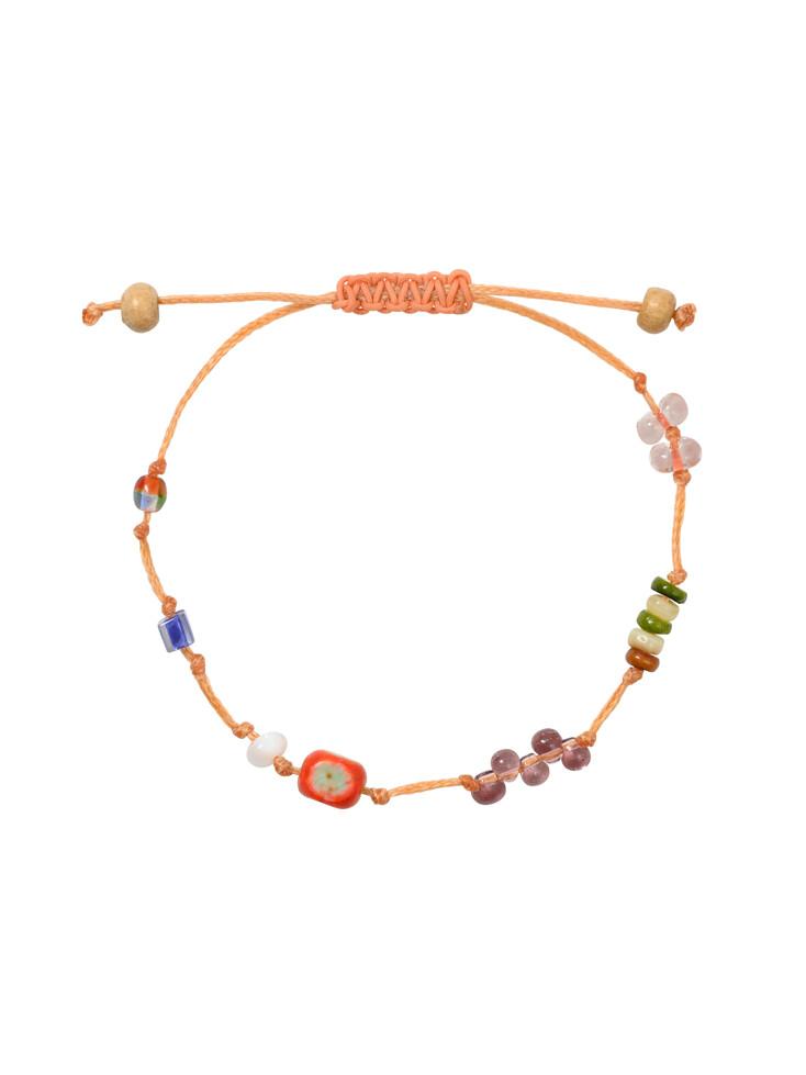 Handmade Macramé Bracelet Orange