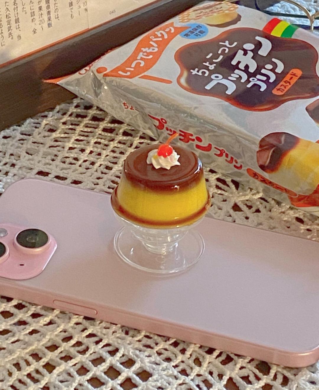 리라리라ㅣ푸딩(プリン) 레진 그립 톡홀더 맥세이프 스마트톡