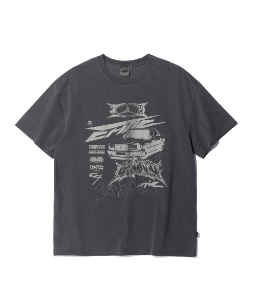 PIGMENT RACING CRITIC CAR T-SHIRTS CHARCOAL