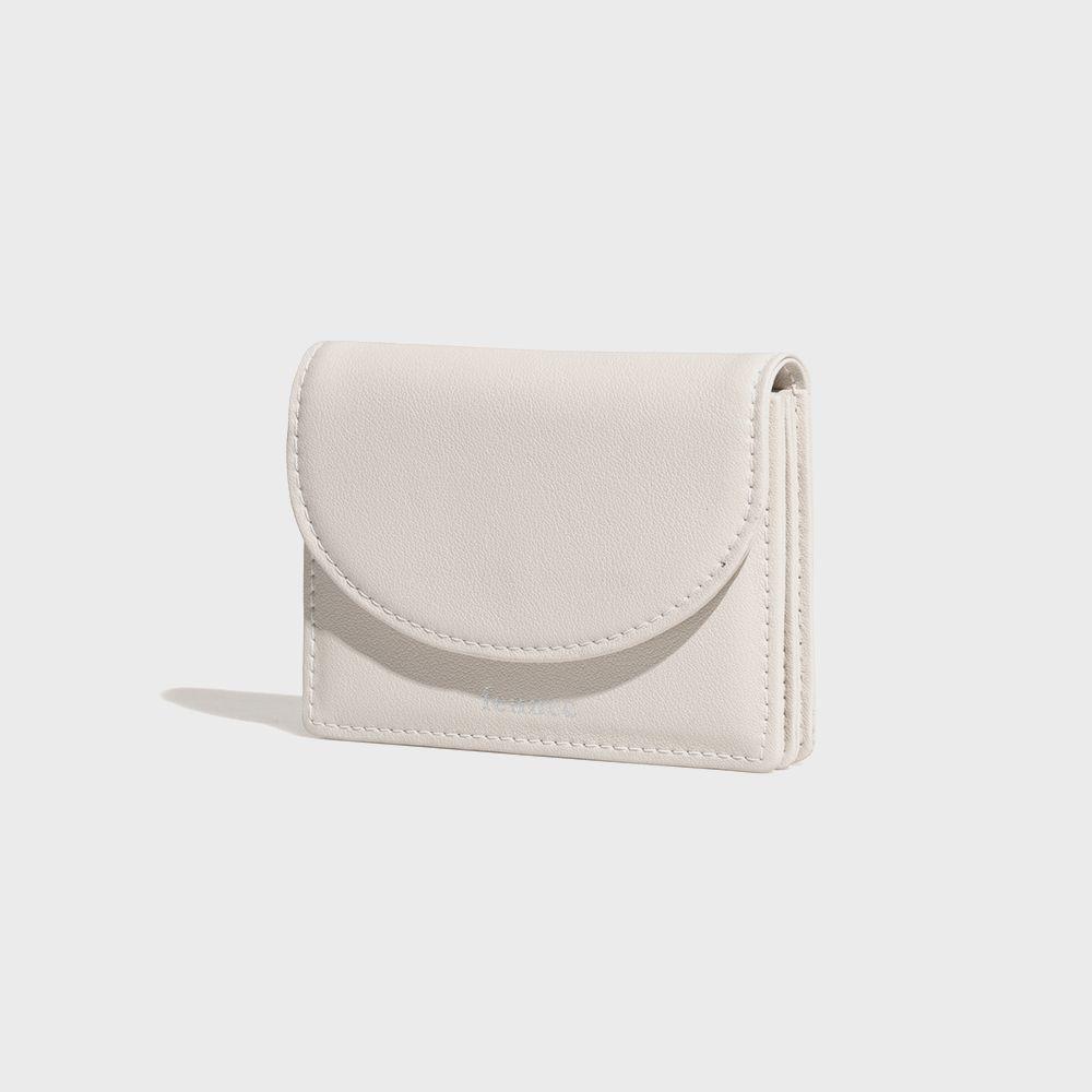 HALFMOON ACCORDION POCKET - ECRU