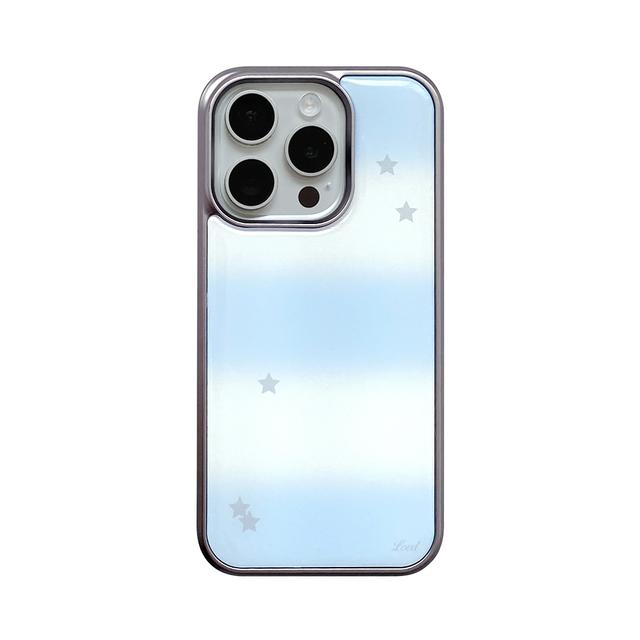 STARRY SCOOP PHONE CASE (epoxy silver bumper)