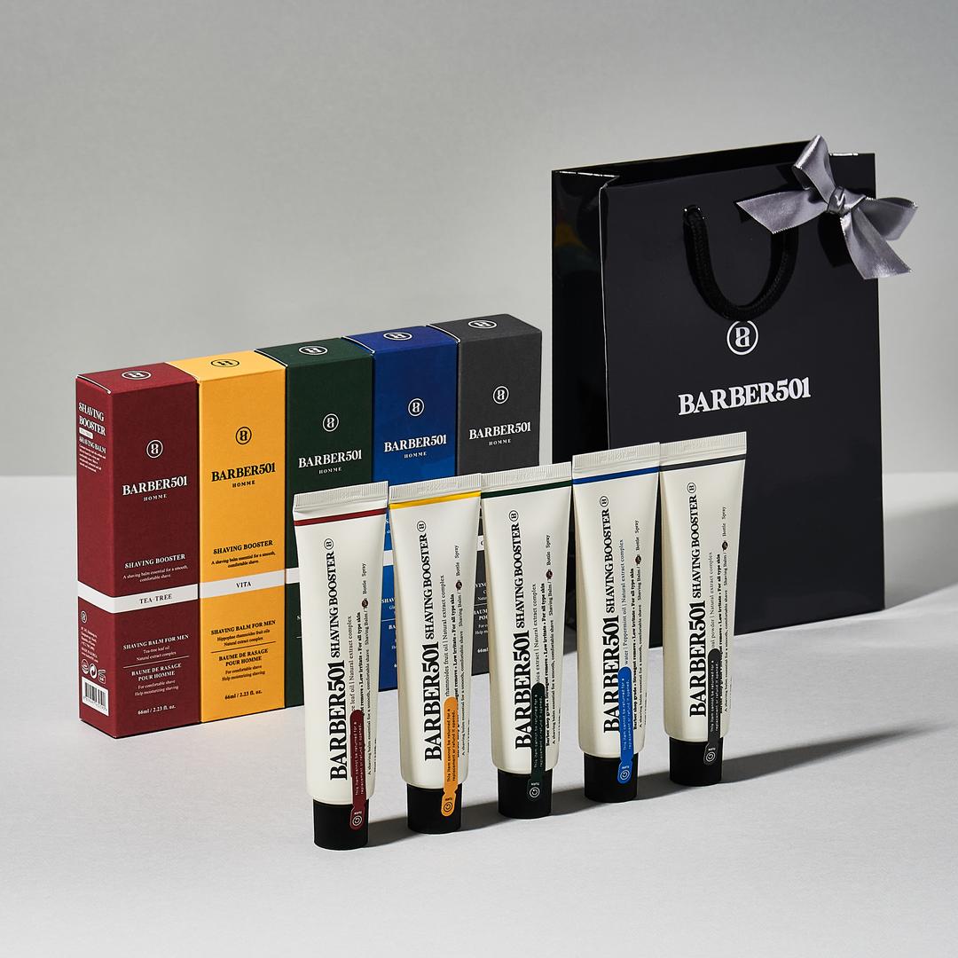 바버501 쉐이빙 부스터 면도크림 66ml(5종 택1) (+쇼핑백 증정)