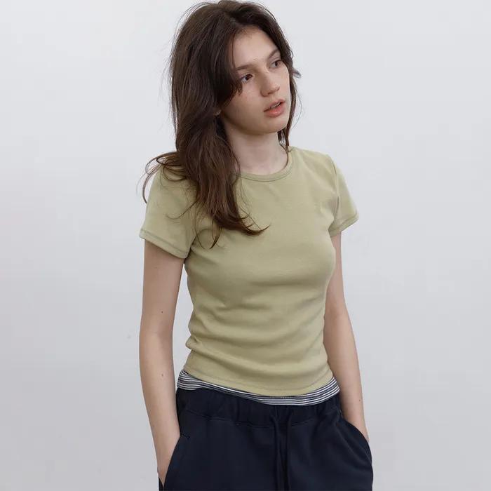 [4차] Cozy soft t-shirt (green tea)