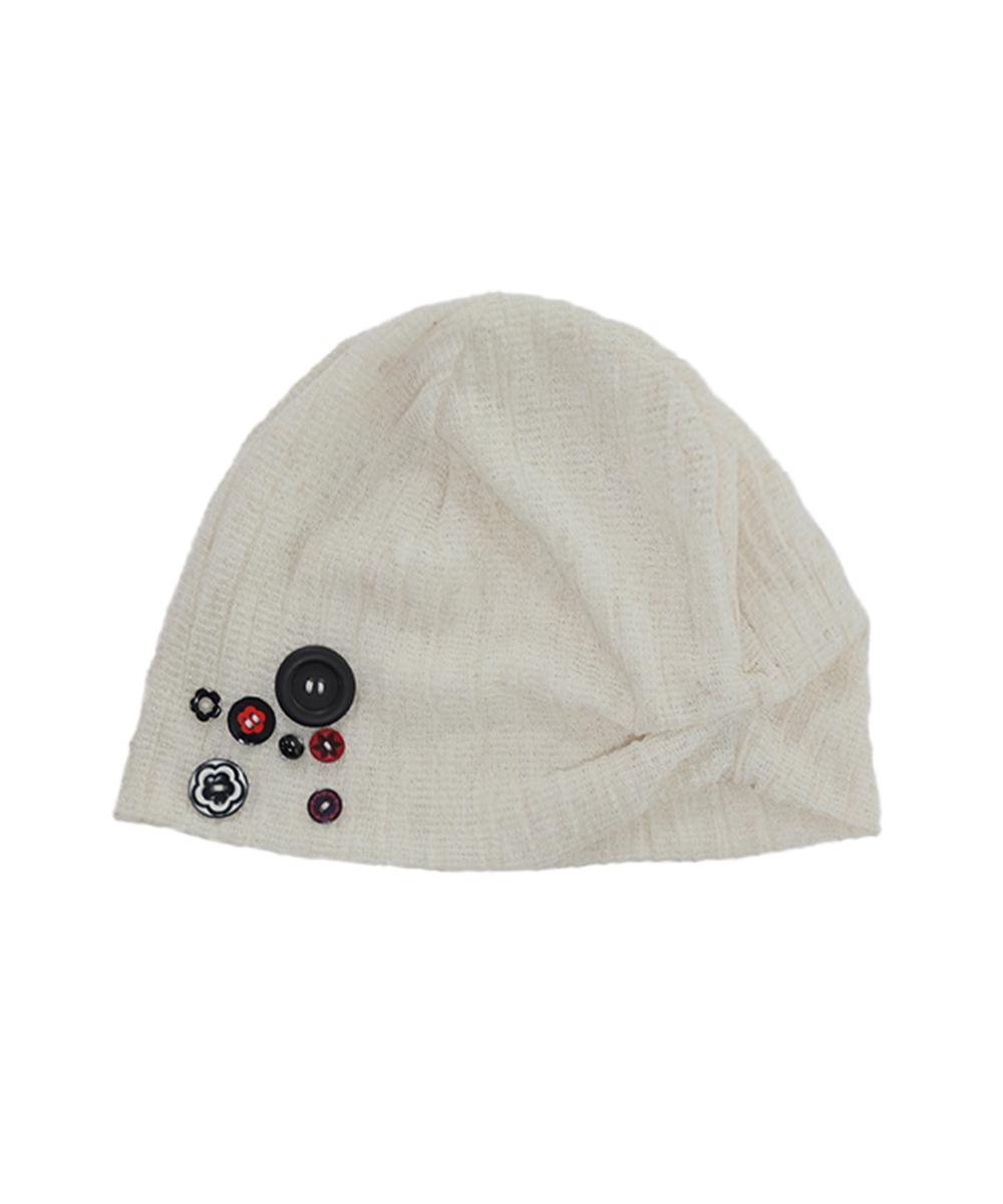 BUTTON POINT BEANIE [IVORY]_3/27부터 순차발송