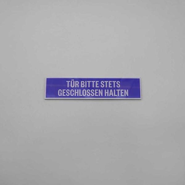 MAGNET SIGN PLATE(Blue)_Japan
