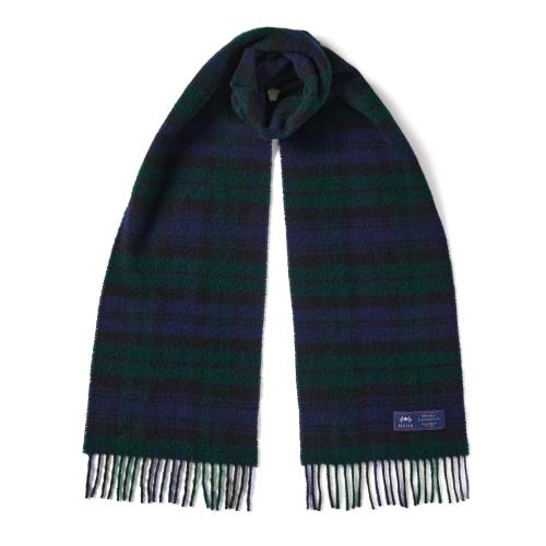 메리노울 머플러 25cm - 블랙 워치