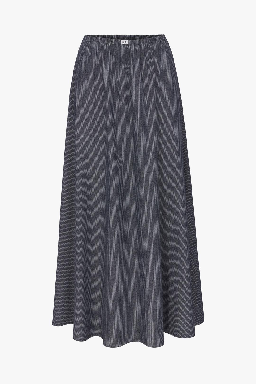 DREAM SKIRT IN RAILROAD DENIM - XS / RAILROAD DENIM