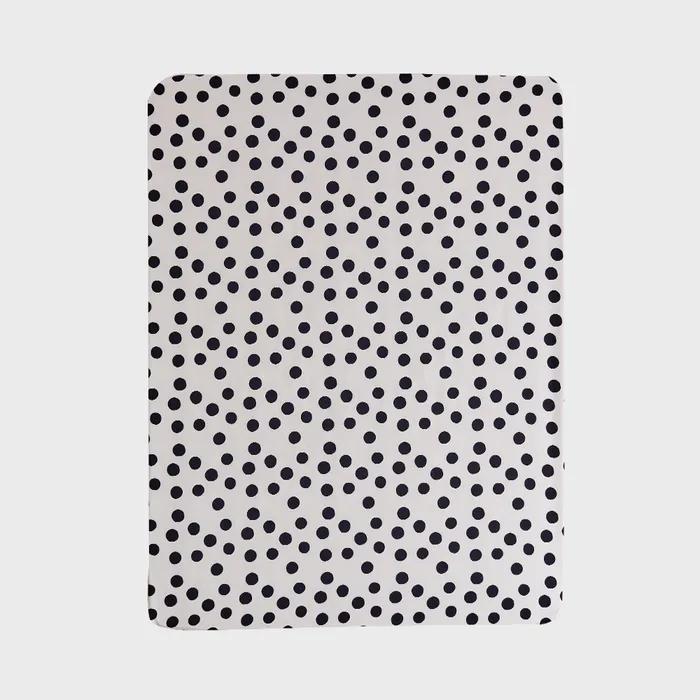 [29CM 단독]BK103 먼지없는 블랙 어글리도트 피치스킨 매트리스커버 SS/Q