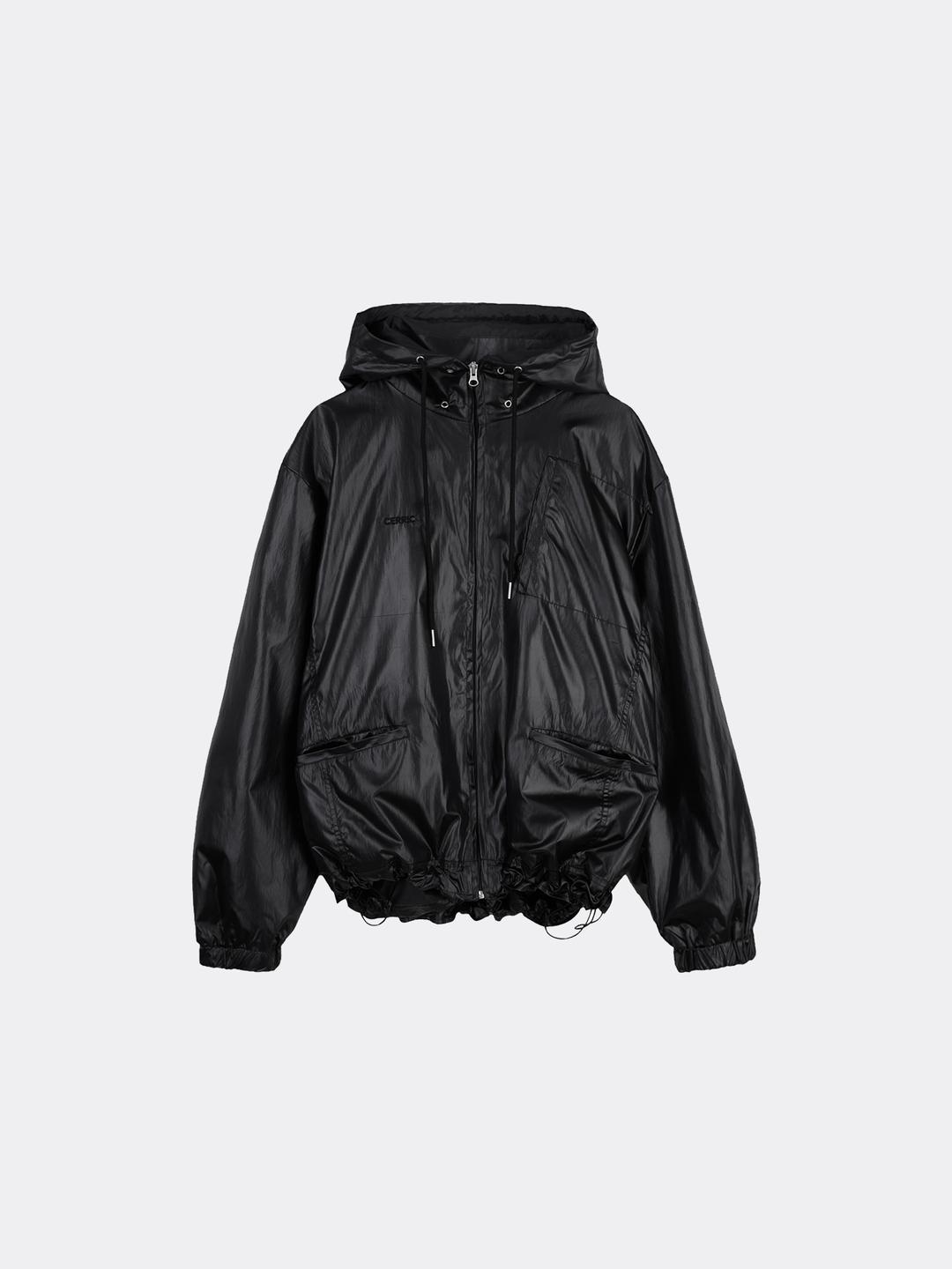 세릭 LUSTER SUSPENDER JACKET-BLACK