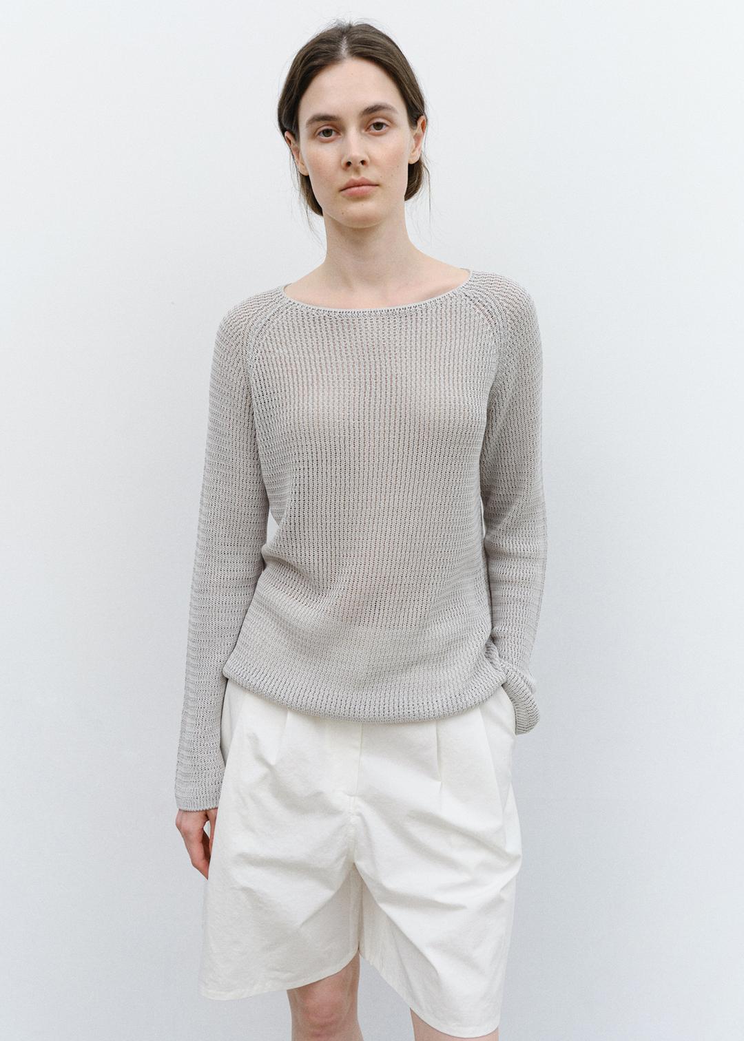 [2nd] ]Breeze Linen Knit in Blue Gray