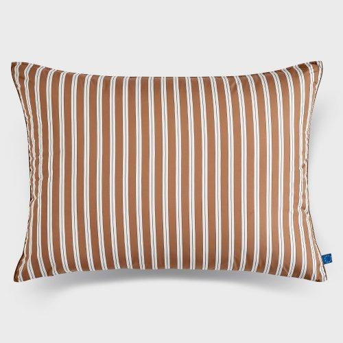 티킹스트라이프 브라운 패턴 레이어드 베개커버 50X70 2material