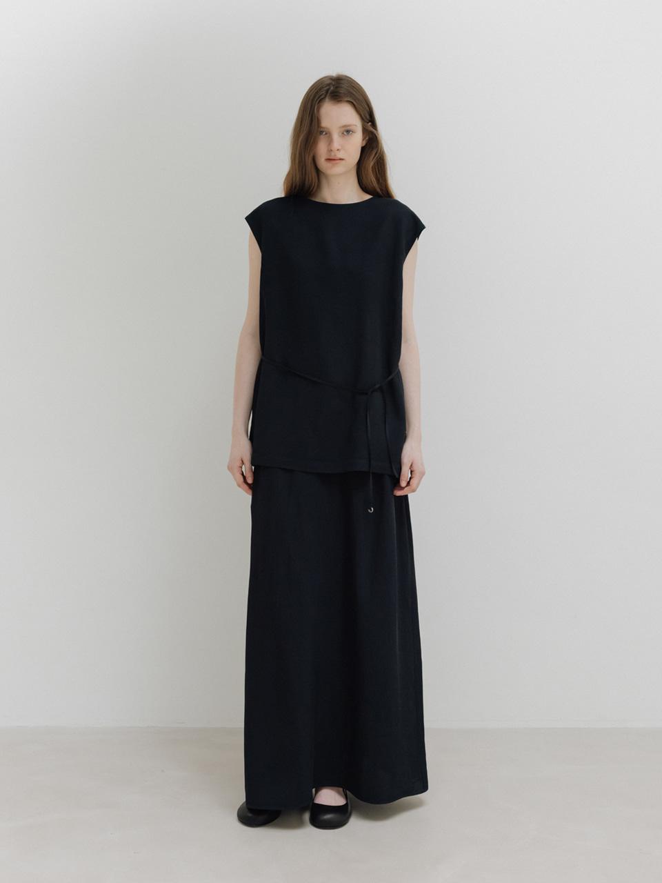 viscose 2way vest (dark navy)