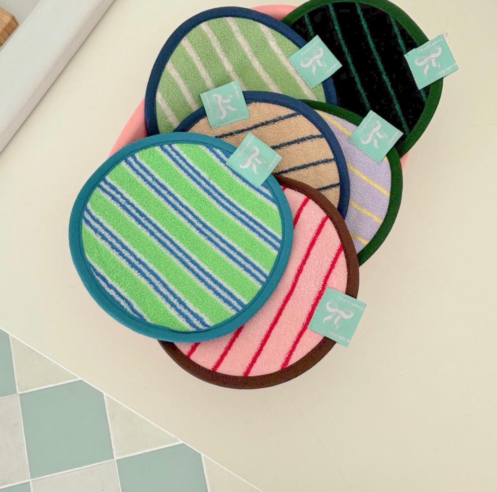 멜팅치즈 테리 타올 티코스터 컵받침