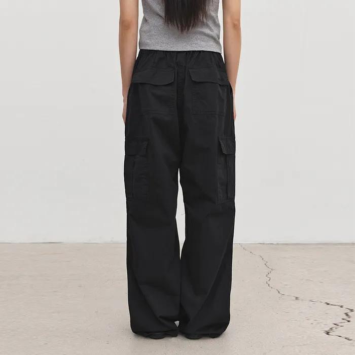 [4차] [기장선택] Parachute washing pants (black)