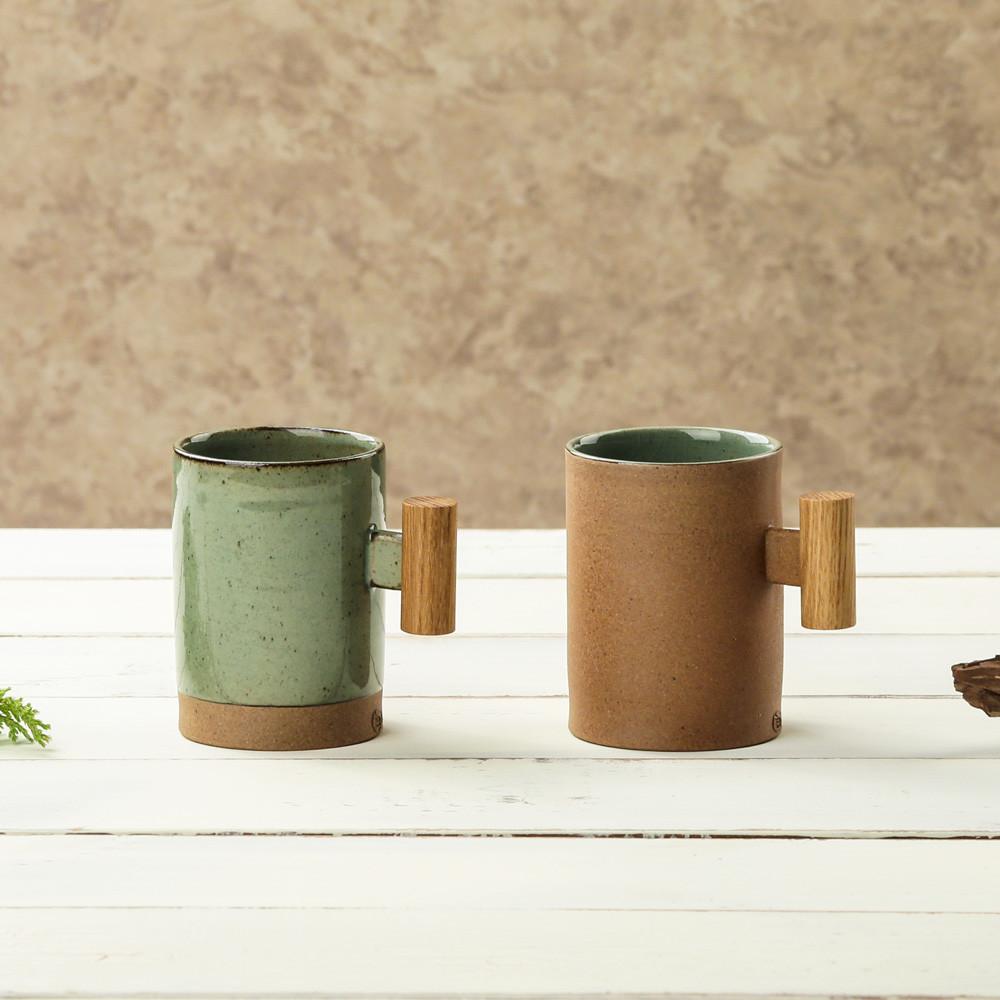 나무손잡이 롱머그, 최대규