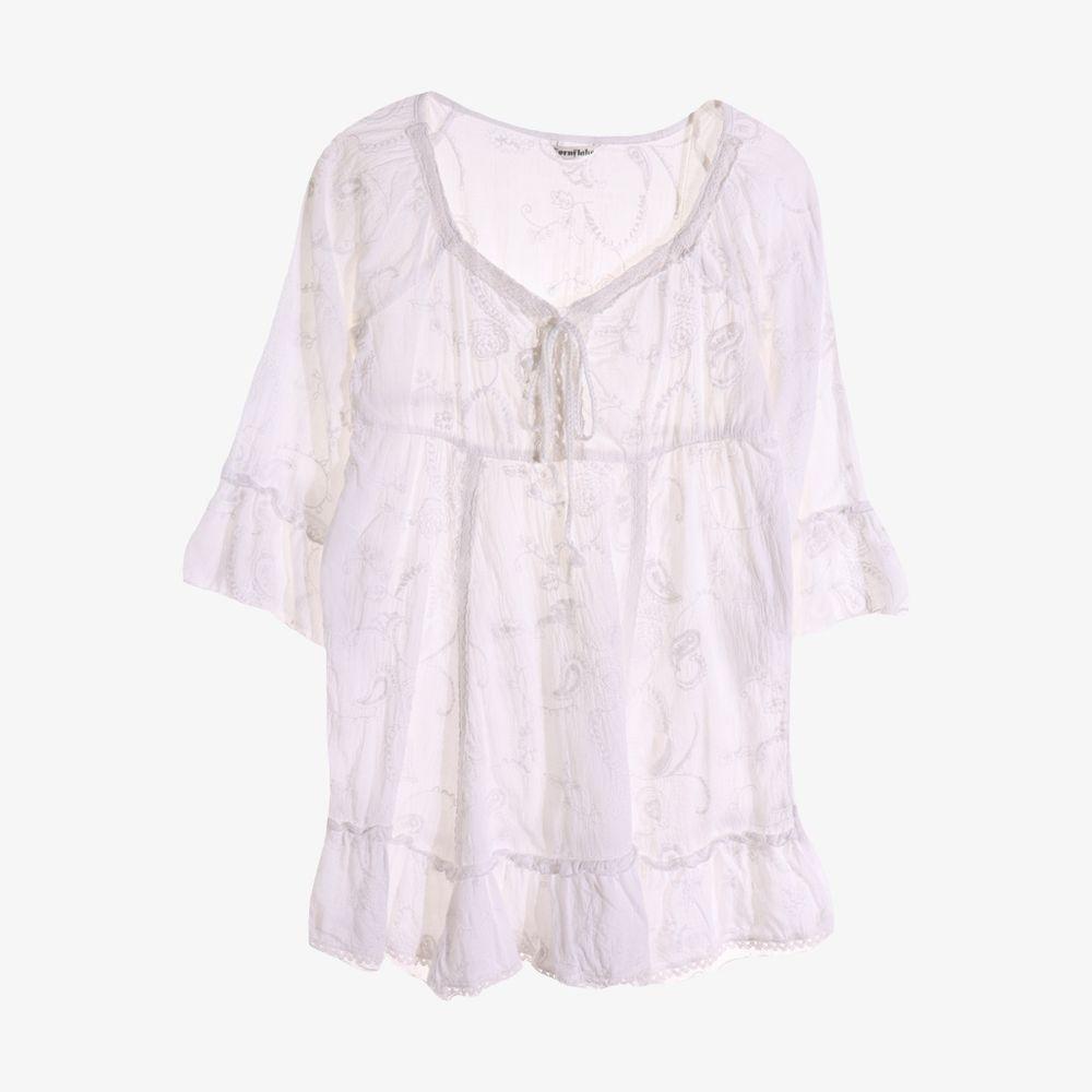 CORNFLAKE 코튼 블라우스 XS