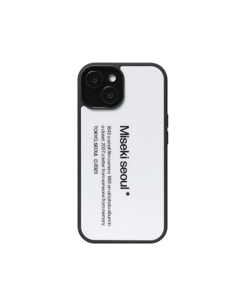 미세키서울(MISEKI SEOUL)  Misekiseoul graphic case 01 BUMPER WHITE - 후기 | 무신사
