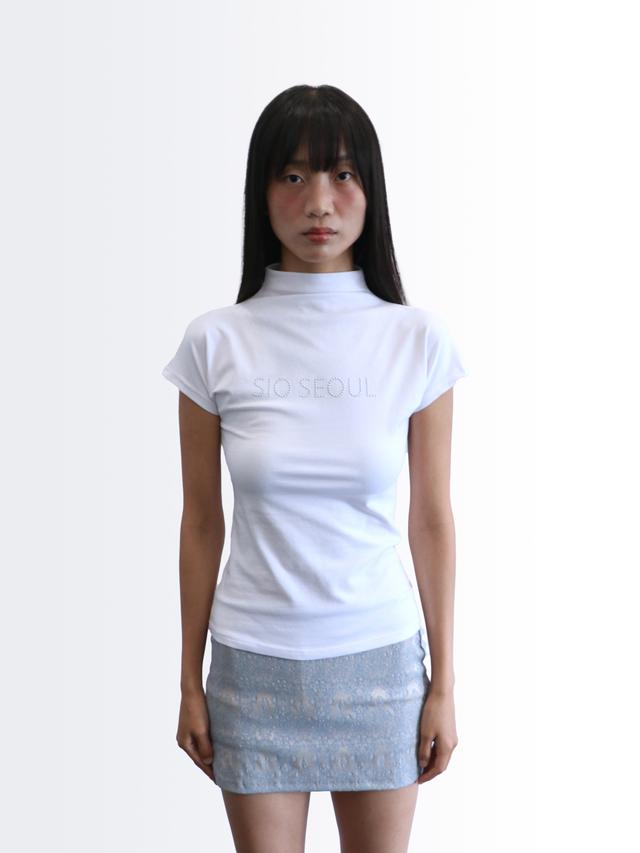 SIO SEOUL HALF NECK TOP [WHITE]