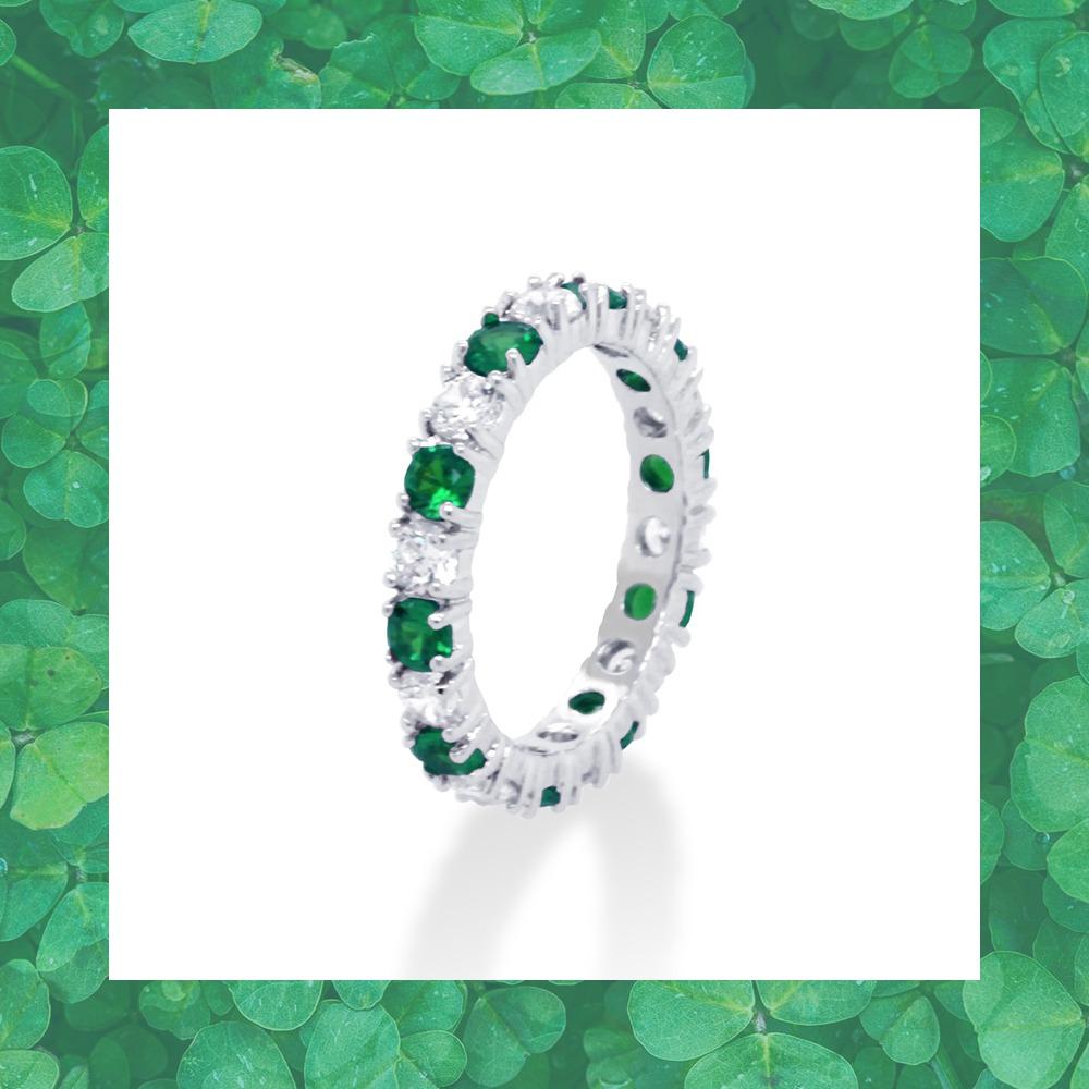 그리너리 러버 반지 (실버)