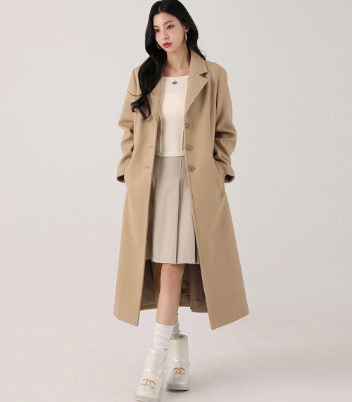 Amelia Classic Single Coat LIGHT BEIGE