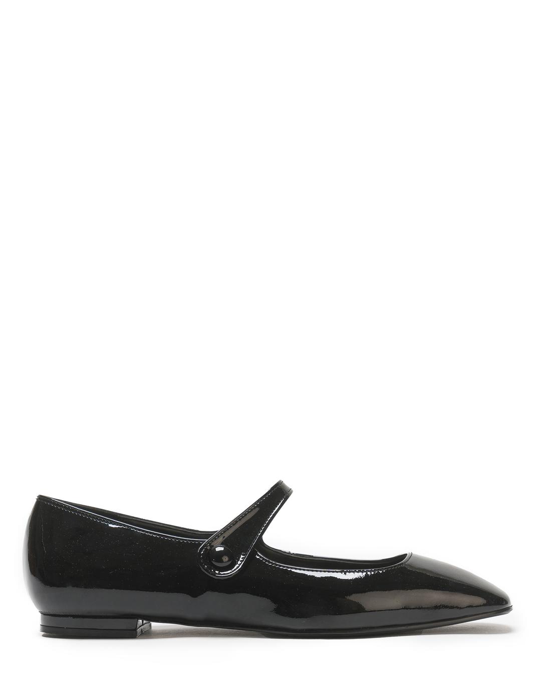 black patent maryjane flats