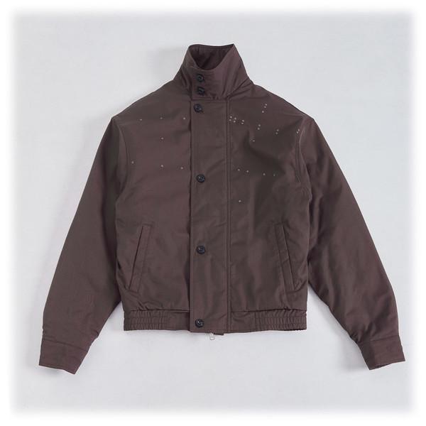 DOT PADDED JUMPER (BROWN)