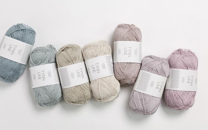 신색상 추가!  틴리네 Tynn Line │ 산네스 간 Sandnes Garn 얇고 가벼워 찰랑거리는 봄여름 면 린넨 비스코스 혼방사