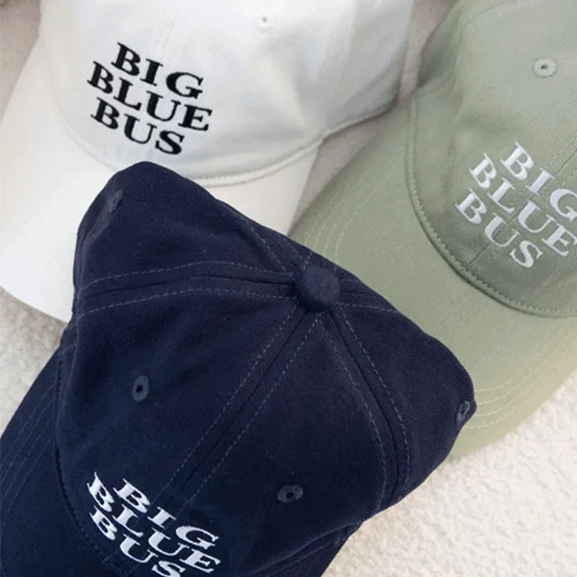 빅블루버스 볼캡 자수 모자 레터링 볼캡 3color