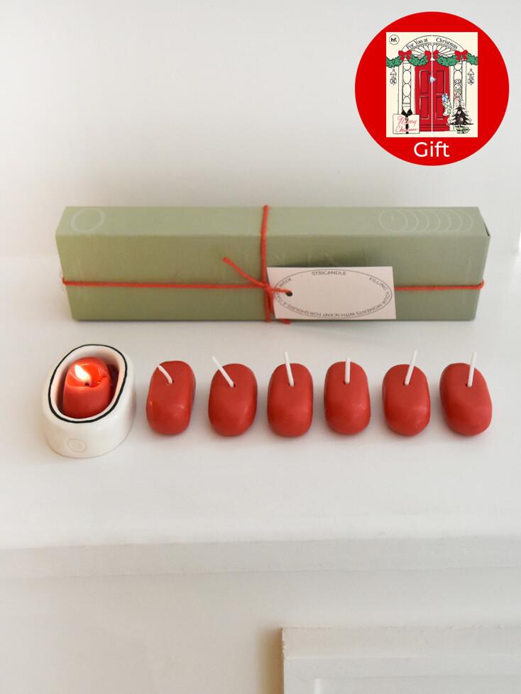 [선물추천] 레드에디션 5735 캔들 & 홀더 세트 - 세 가지 향