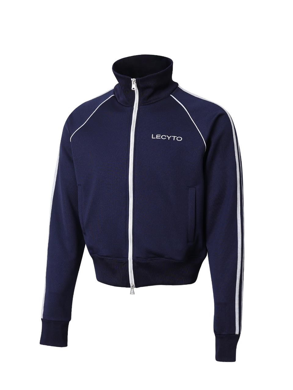 Logo Track Zip Up Jacket_[Navy]