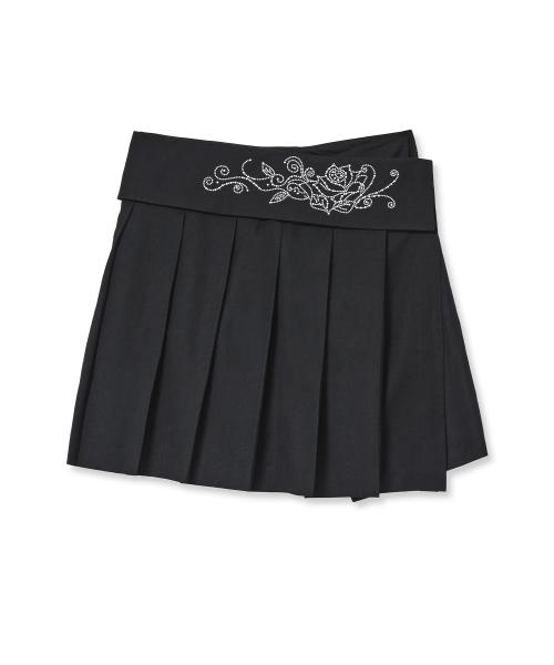 pearl skirt (black)