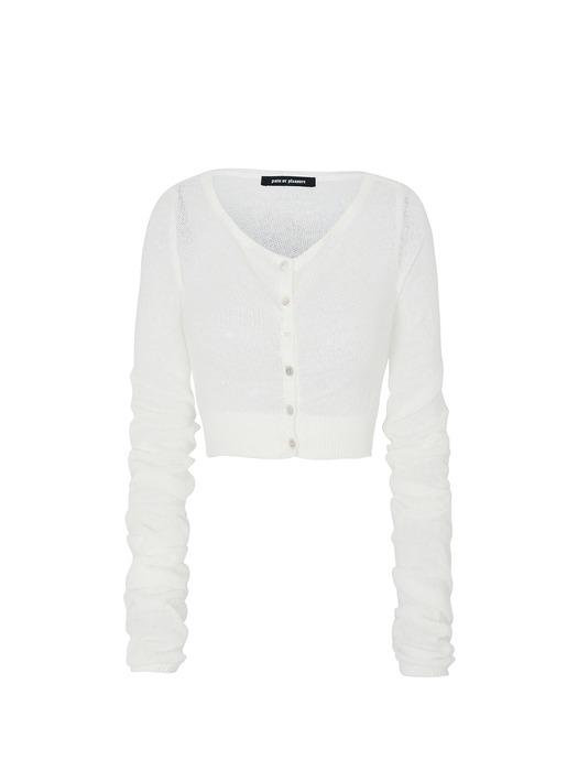 FAYE CARDIGAN (S/S ver.)_ivory