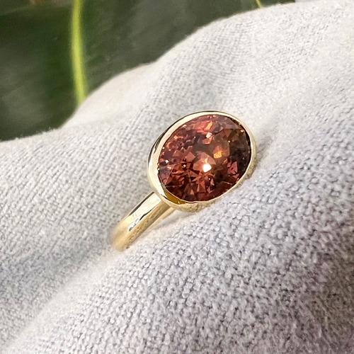 [투어멀린R024] 3.7ct 천연 투어멀린반지 (14K)