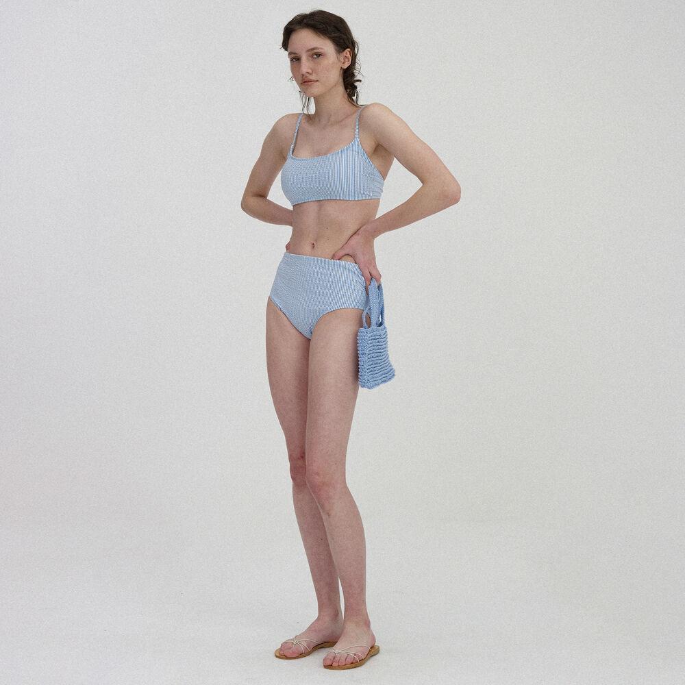 [예약주문 07/07 순차배송] Seersucker bikini (Stripe)