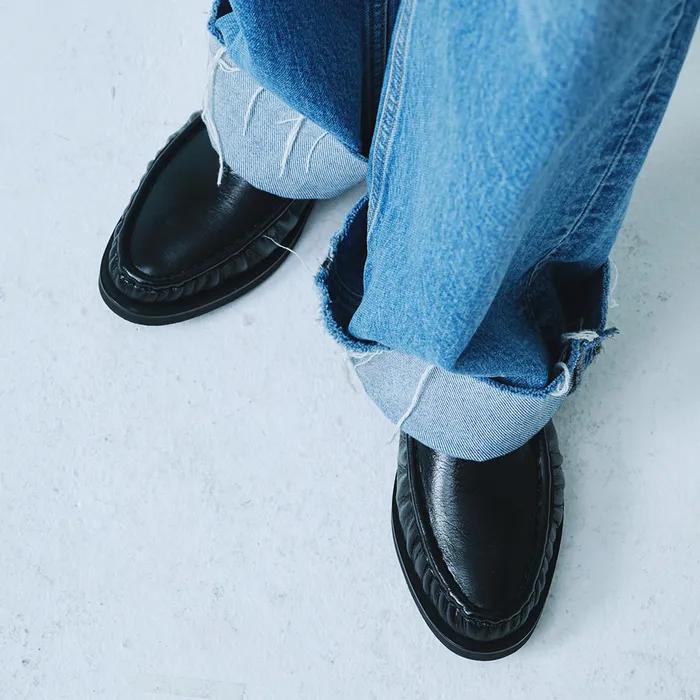 [단독]Deny loafer (Black)