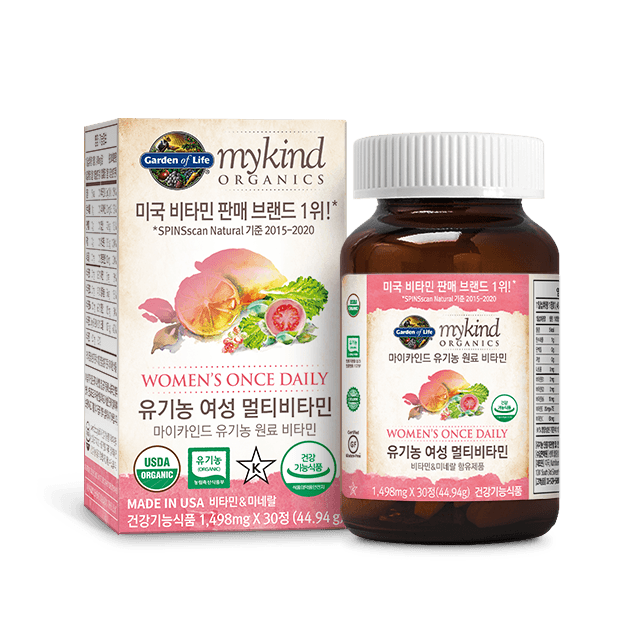 마이카인드 유기농 여성 종합 멀티 비타민 30정