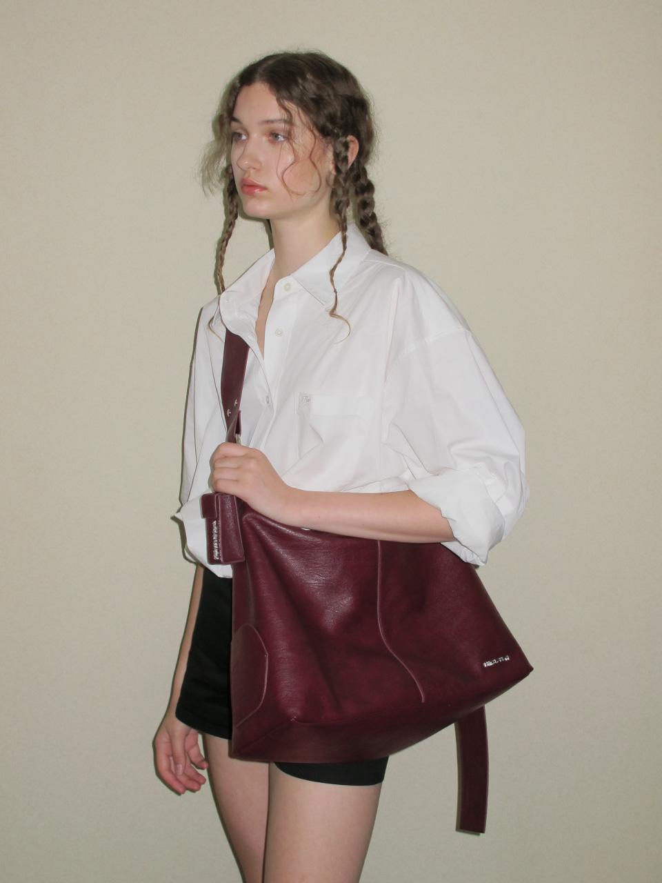 [FITB X 다샤] D. Wide Strap Bag (wine)
